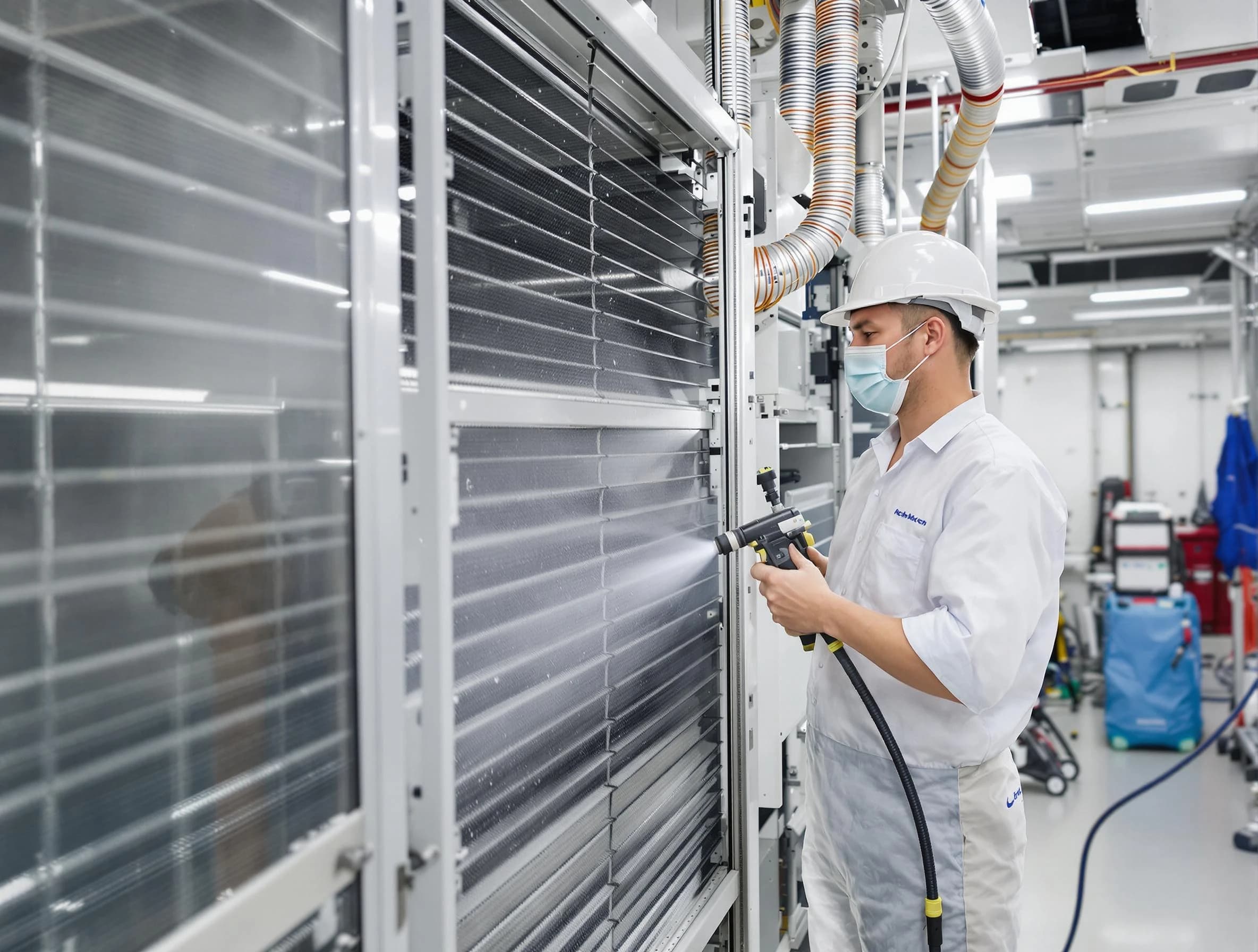 Professional AC coil cleaning by Riverton Air Duct Cleaning in Riverton