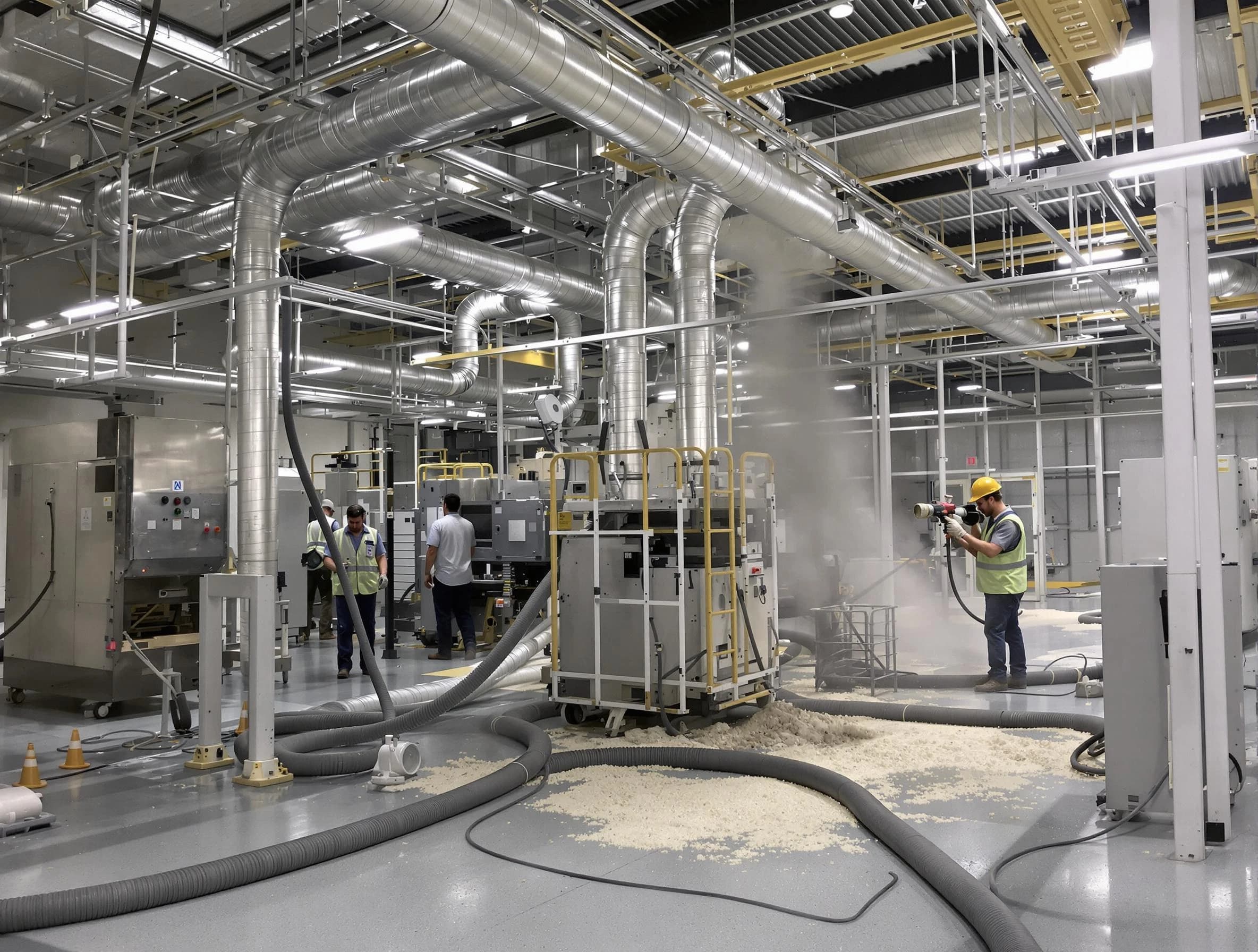 Heavy-duty industrial duct cleaning by Riverton Air Duct Cleaning in Riverton