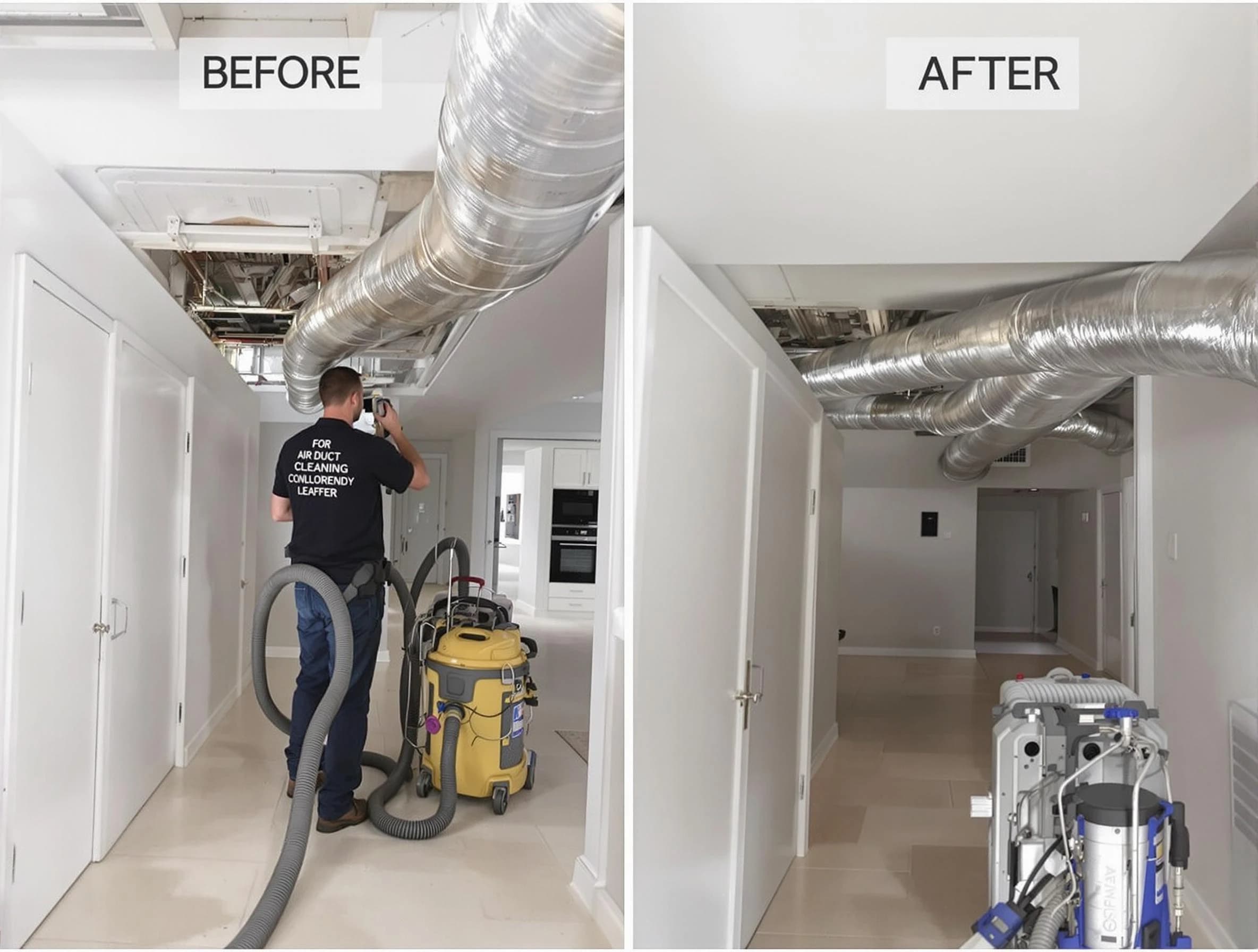 Riverton Air Duct Cleaning professional performing thorough air duct cleaning in Riverton