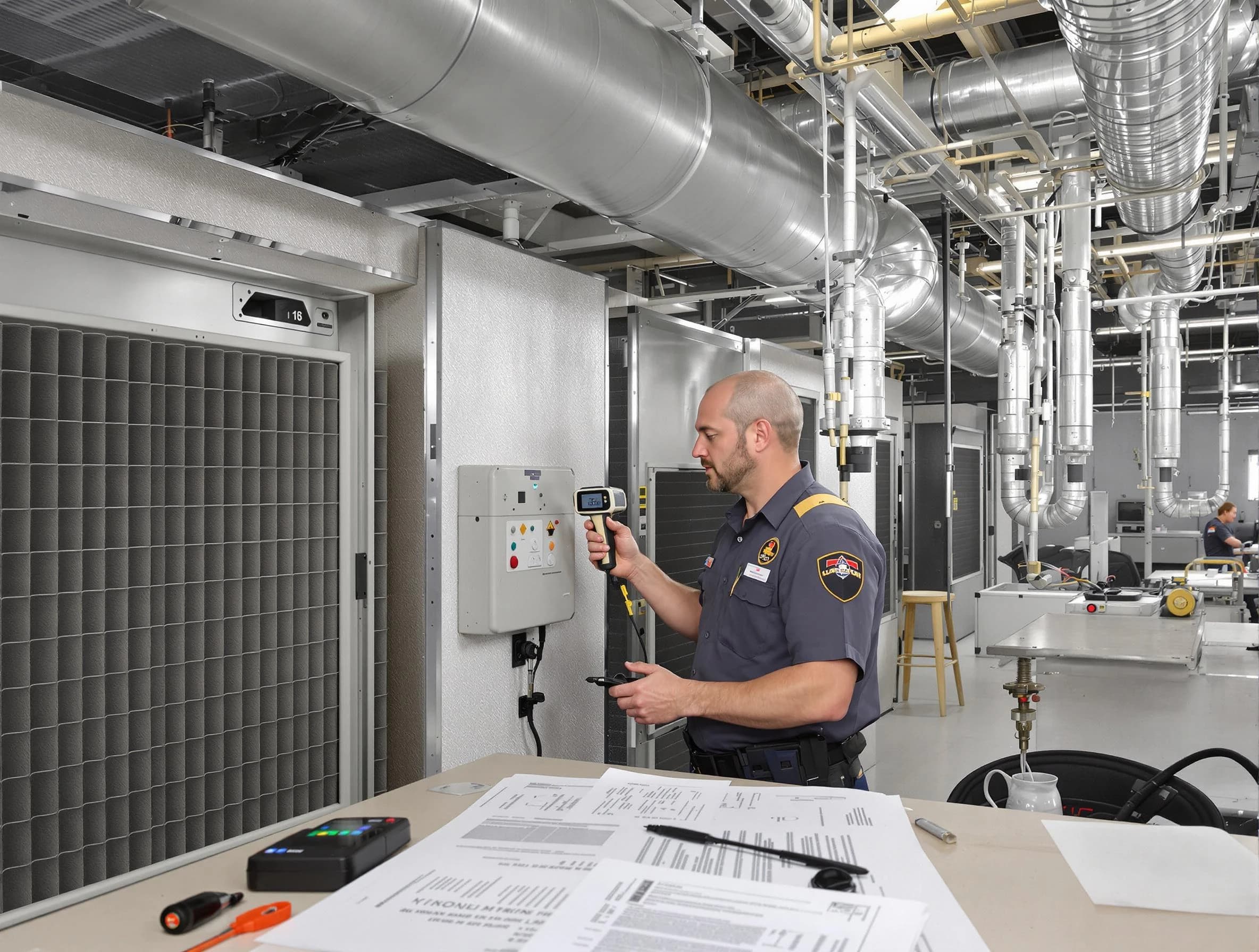 Professional filter system inspection by Riverton Air Duct Cleaning in Riverton