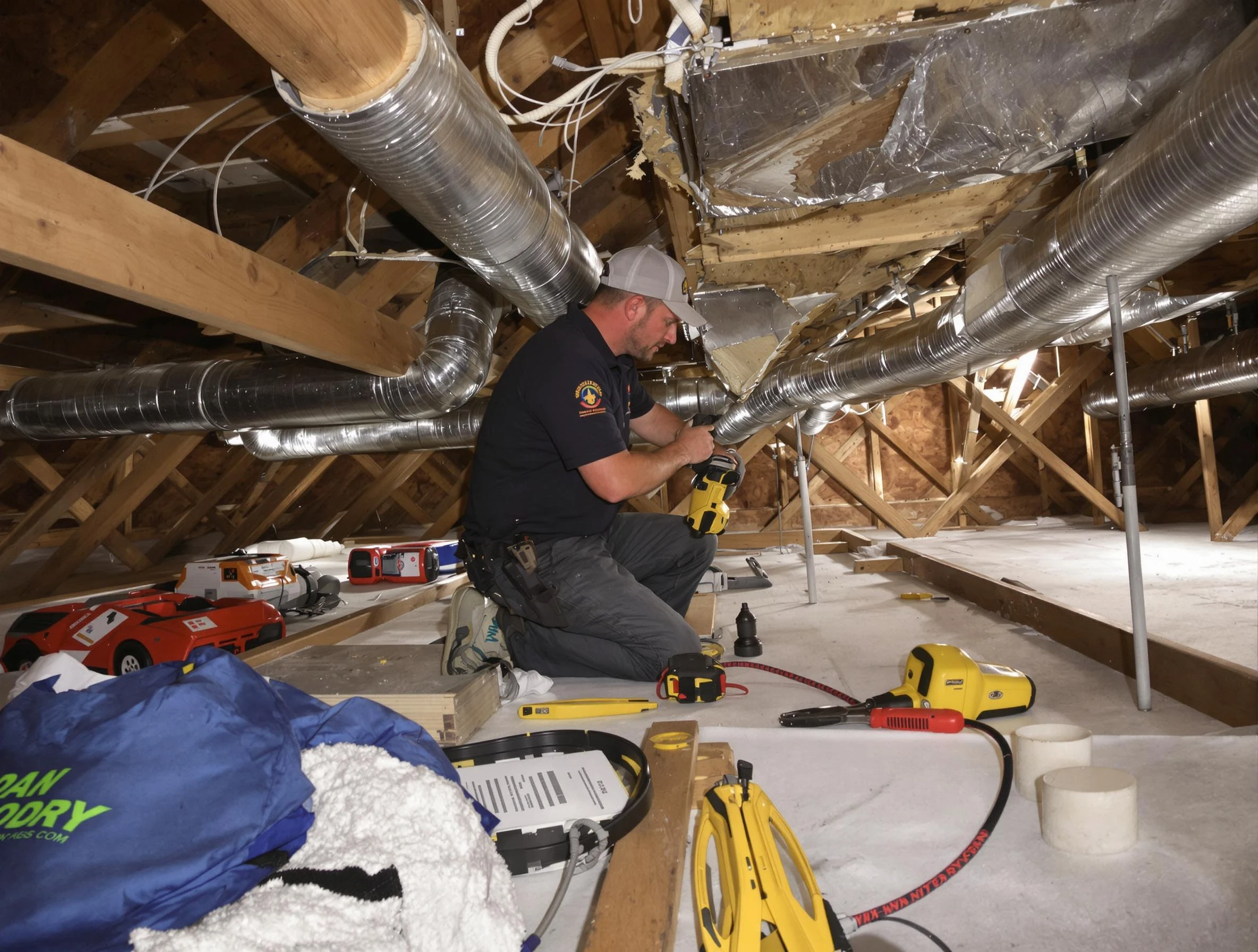 Professional air duct repair by Riverton Air Duct Cleaning in Riverton