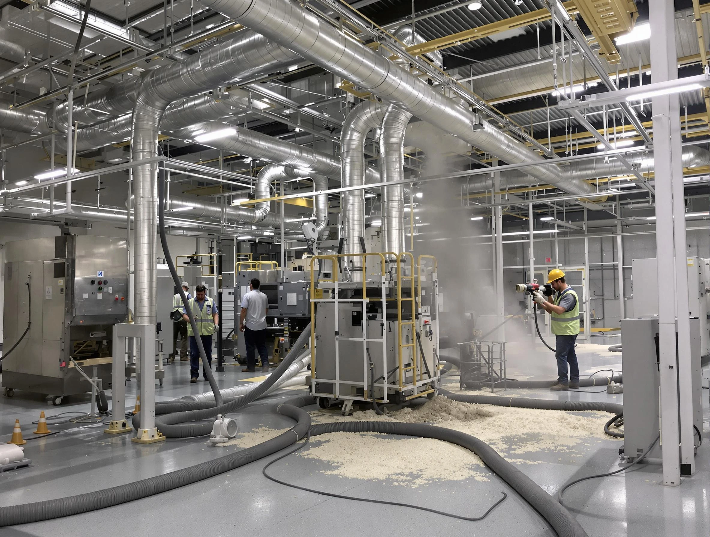 Heavy-duty industrial duct cleaning by Riverton Air Duct Cleaning in Riverton